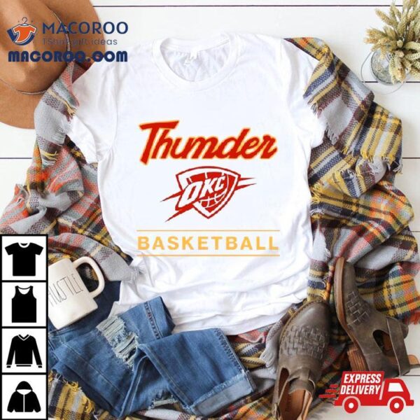 Okc Thunders Basketball Logo Nba Shirt