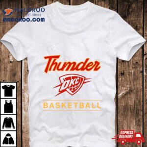 Okc Thunders Basketball Logo Nba Tshirt