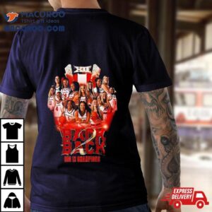 Oklahoma Sooners Back Back Big Champions Women S Basketball Tshirt