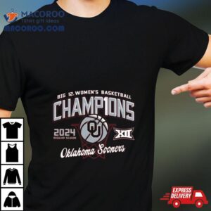 Oklahoma Sooners Big Women Rsquo S Basketball Champions Regular Season Tshirt