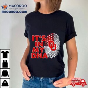 Oklahoma Sooners It’s In My Dna Fingerprint Shirt