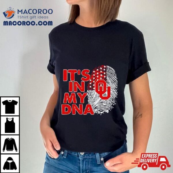 Oklahoma Sooners It’s In My Dna Fingerprint Shirt