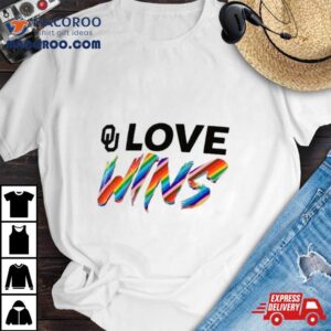 Oklahoma Sooners Love Wins Pride 2024 Shirt