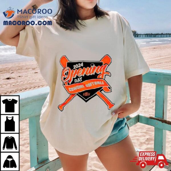 Oklahoma State Cowboys 2024 Opening Day Cowgirl Softball Shirt