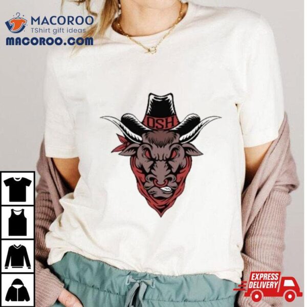 Old School Hats Bull Custom Printed Shirt