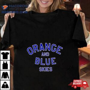 Orange And Blue Skies Breathable Shirt