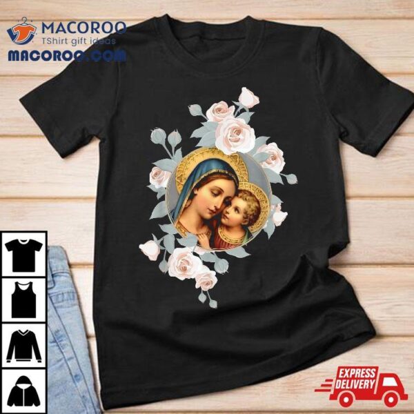 Our Lady Of Good Remedy Blessed Mother Mary Art Catholic Shirt