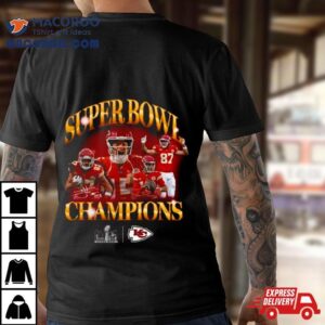 Patrick Mahomes And Travis Kelce Kansas City Chiefs Super Bowl Lviii Champions Retro Duo Tshirt