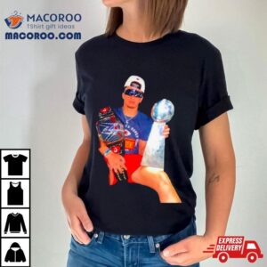 Patrick Mahomes Wwe And Nfl Champions Tshirt