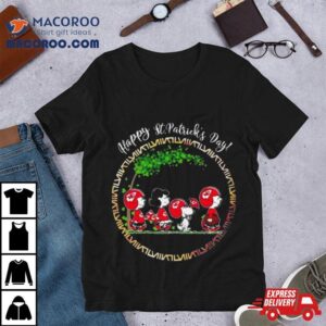 Peanuts Snoopy And Friends Kansas City Chiefs Happy St Patrick Rsquo S Day Tshirt