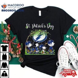 Peanuts Snoopy And Friends Tampa Bay Lightning St Patrick’s Day 2024 Shirt