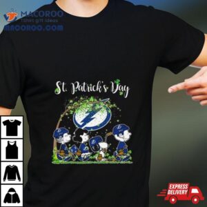 Peanuts Snoopy And Friends Tampa Bay Lightning St Patrick S Day Tshirt