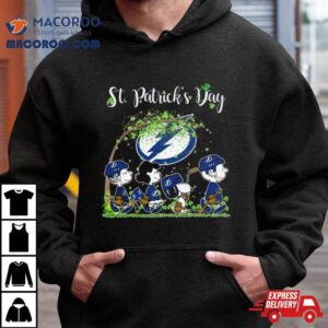 Peanuts Snoopy And Friends Tampa Bay Lightning St Patrick S Day Tshirt