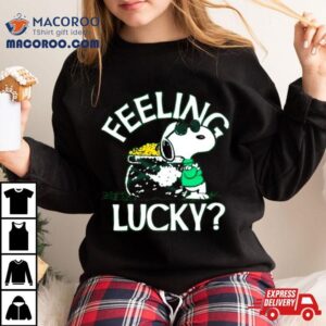 Peanuts Snoopy Feeling Lucky Tshirt