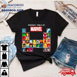Periodic Table Of Marvel Tshirt