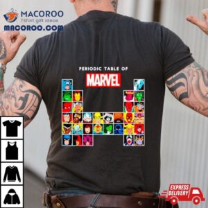 Periodic Table Of Marvel Tshirt