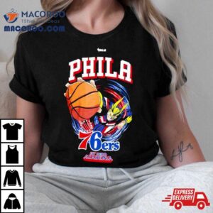 Philadelphia Ers Hyperfly Unisex Nba X My Hero Academia All Might Smash Tshirt