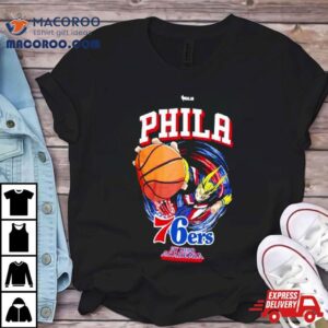 Philadelphia Ers Hyperfly Unisex Nba X My Hero Academia All Might Smash Tshirt