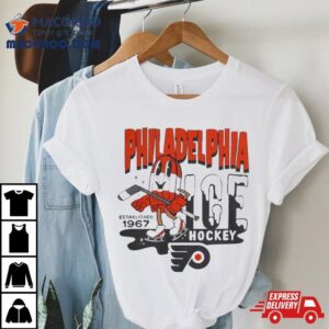 Philadelphia Flyers Mitchell And Ness Gray Popsicle Tshirt