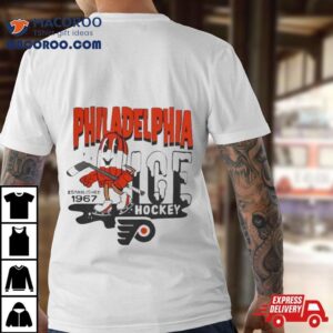 Philadelphia Flyers Mitchell And Ness Gray Popsicle Tshirt