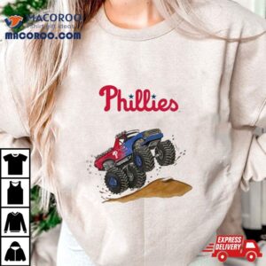 Philadelphia Phillies Monster Truck Mlb Tshirt