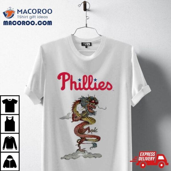 Philadelphia Phillies Tiny Turnip Infant 2024 Year Of The Dragon Shirt