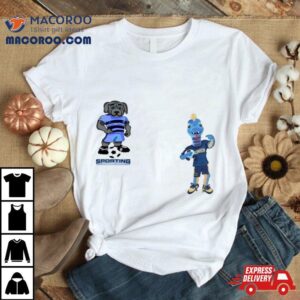 Philadelphia Union Vs Sporting Kansas City Mls 2024 Mascot Cartoon Soccer Shirt