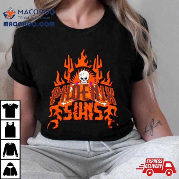 Phoenix Suns Basketball Skeleton Shirt