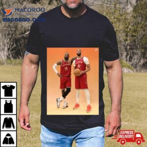 Photoshoot Fresh Dynamic Duo Lebron James The King And Anthony Davis Ad Of Los Angeles Lakers In Nba All Star 2024 T Shirt