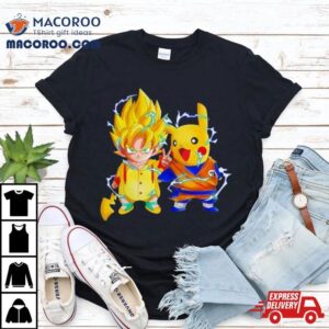 Pikachu X Son Goku Shirt