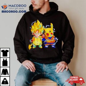 Pikachu X Son Goku Shirt