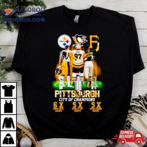 Pittsburgh City Of Champions Steelers Penguins Pirates X And X Champs Sh Tshirt