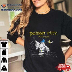 Poison City Records Wizard Tshirt