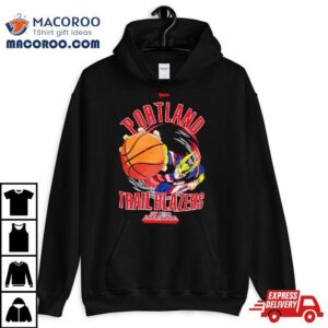 Portland Trail Blazers Hyperfly Unisex Nba X My Hero Academia All Might Smash Tshirt