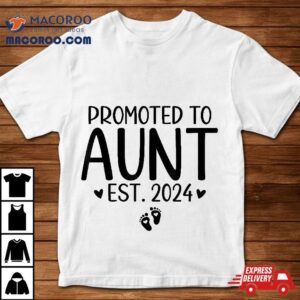 Promoted To Aunt First Time New Pregnancy Tshirt