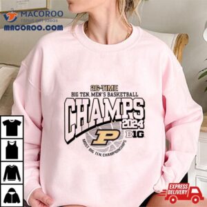 Purdue Boilermakers Men’s Basketball 26 Time Big 10 Regular Season Champions Shirt