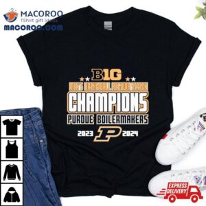 Purdue Boilermakers Retro Big Ten Champs Tshirt