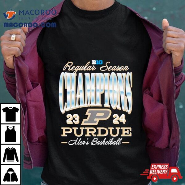 Purdue Mbb Regular Season Champions Shirt