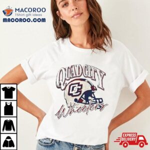 Quad City Wheelers Indoor Football Helmet T Shirt