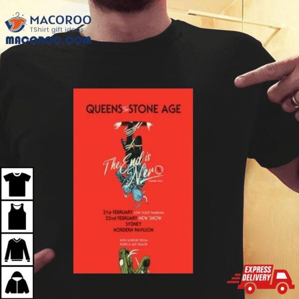 Queens Of The Stone Age Feb 21 & 22 2024 At Hordern Pavilion In Sydney, Aus Shirt