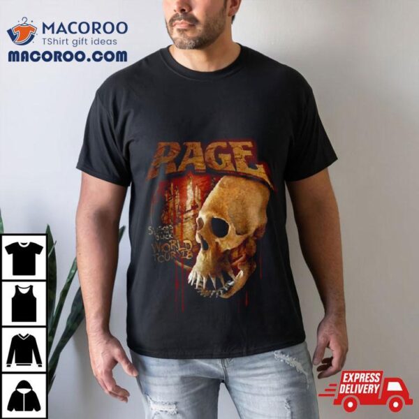 Rage Seasons Of The Black World Tour T Shirt