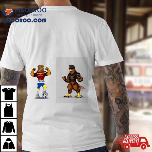 Real Salt Lake Vs Los Angeles Fc Mls 2024 Mascot Cartoon Soccer Shirt