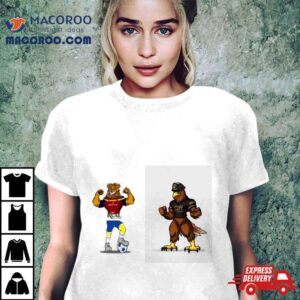 Real Salt Lake Vs Los Angeles Fc Mls Mascot Cartoon Soccer Tshirt