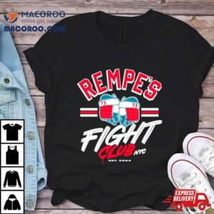 Rempe S Fight Club Rangers Hockey Tshirt