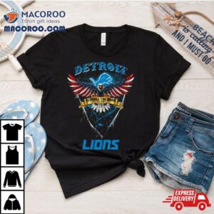 Restore The Roar Detroit Lions Football Us Eagle T Shirt