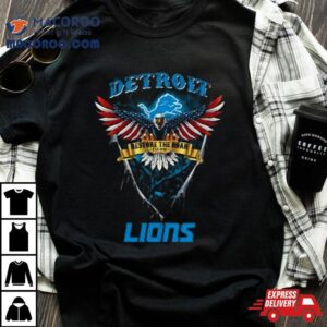 Restore The Roar Detroit Lions Football Us Eagle Tshirt