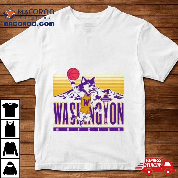 Retro Inspired Uw Dunking Harry The Husky Shirt Retro Inspired Uw Dunking Harry The Husky Shirt