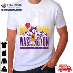 Retro Inspired Uw Dunking Harry The Husky Shirt