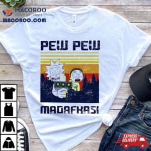 Rick And Morty Pew Pew Madafakas Vintage Shirt