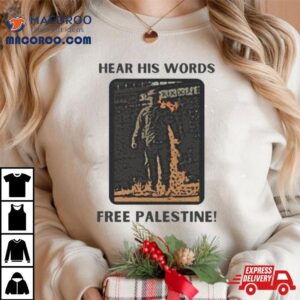 Rip Aaron Bushnell Free Palestine Hear His Words Tshirt